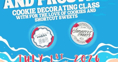 Flip-flops and Frosting - Cookie Decorating Class at The Makery