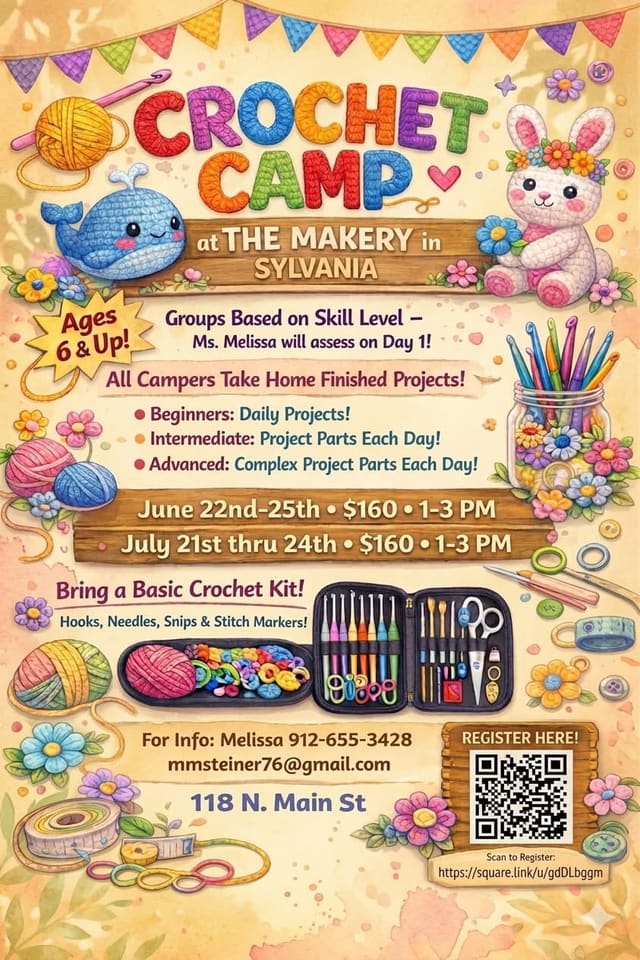 Crochet Camp w/ Melissa image 1
