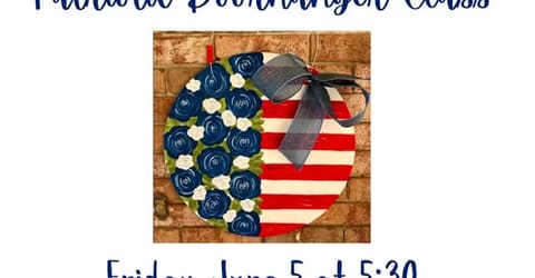 Patriotic Doorhanger Class with Holly at The Makery