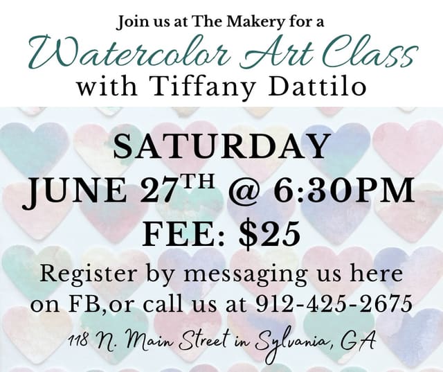 Watercolor w/ Tiffany image 1